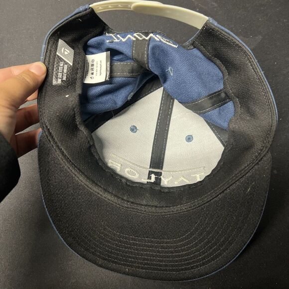 Taylor Made Blue Flat Bill Snapback Golf Hat Cap 7NINE - Picture 2 of 2